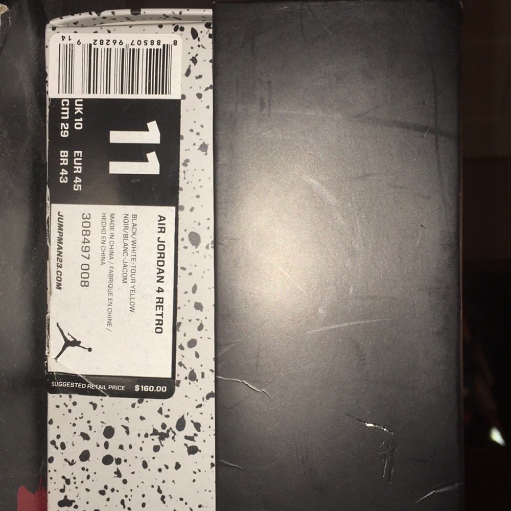 Jordan 4 thunder vnds size 11 - Picture 8 of 8